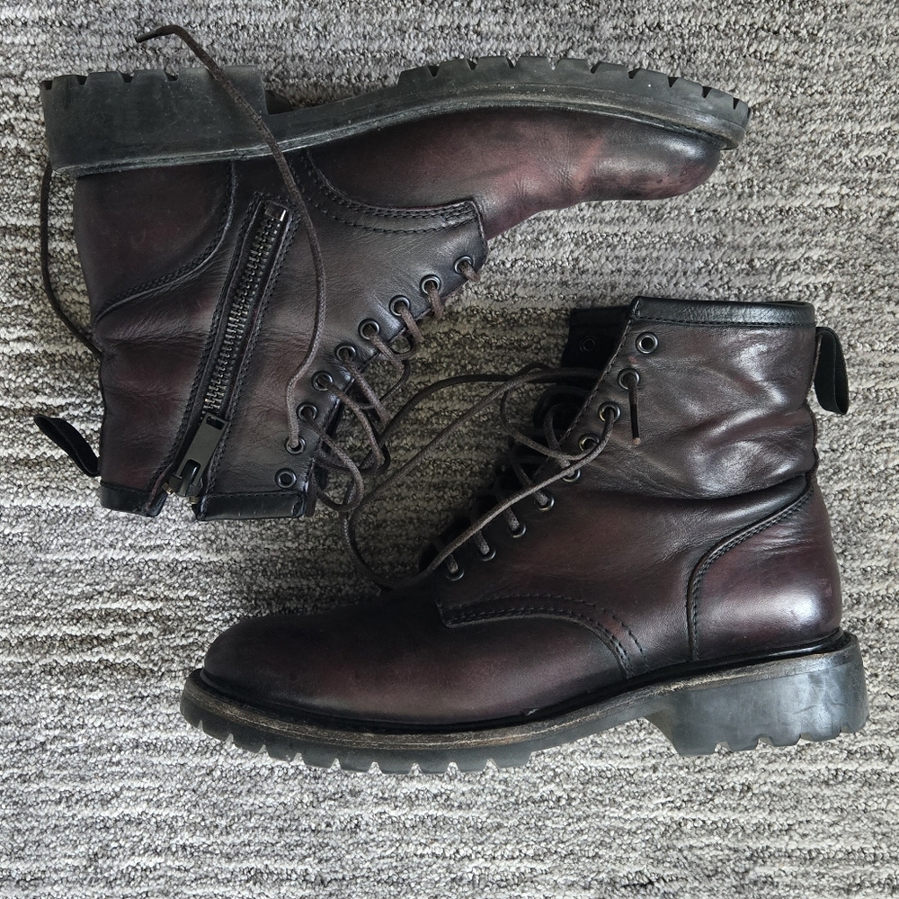 Thursday Boots Black Cherry Red Stomper Size 9